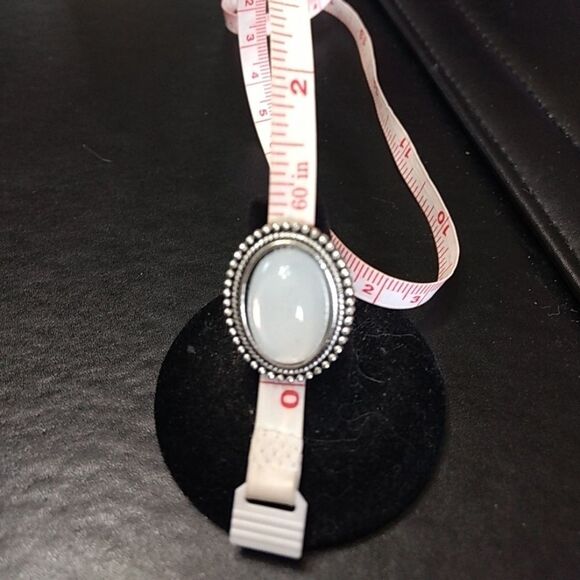 **Last Chance!! Final Sale** Silver tone white stone ring - Picture 6 of 7